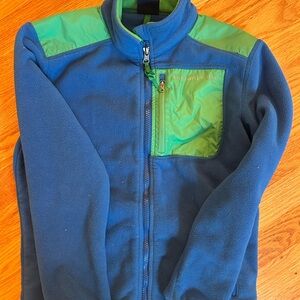 Vineyard vines fleece  Jacket with Green Accent Chest Pocket